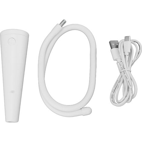 Ortviai Lampe de bureau USB avec flexible, 3 modes de couleur et réglage progressif de la luminosité, lampe de lecture ergonomique pour bureau et chevet