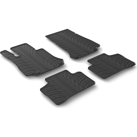Set tappeti su misura in gomma - compatibile per Mercedes GLC (09/1508/22) - Mercedes GLC Coupè (10/1605/23)