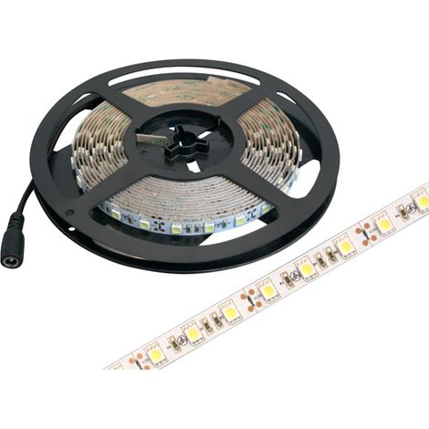 Striscia led, 5 mts SMD5050,300 leds Blanco No silicone 81.049/B/CAL Electro Dh 8430552145010