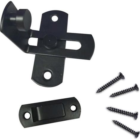 Serrure de porte de grange coulissante en acier inoxydable américain avec moraillon (1/5)