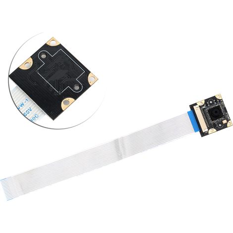 Caméra 5MP Grand Angle 69.1° pour Raspberry Pi 3B et 4B, Capteur CMOS 1/4 pouce (1/5)