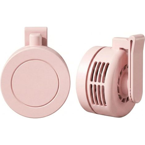 Mini-ventilateur portable, ventilateur à clip ceinture, 3 vitesses, rechargeable par USB, portable, idéal pour la randonnée et le camping en plein air (1/5)