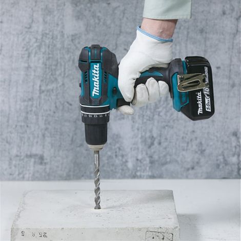 Perceuse visseuse à percussion MAKITA DHP482RMJ - 18V - 4.0Ah - 2 batteries - Chargeur - Coffret — vue 3