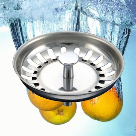 Sink strainer plug, basket filter, replacement drain plug (79 mm) (1/5)