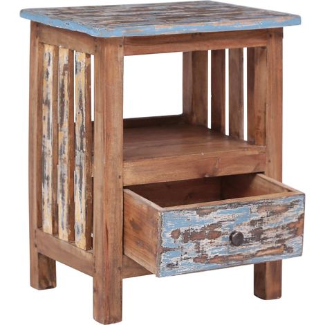 Maison Exclusive - Table de chevet 41x30x50 cm bois d'acajou massif