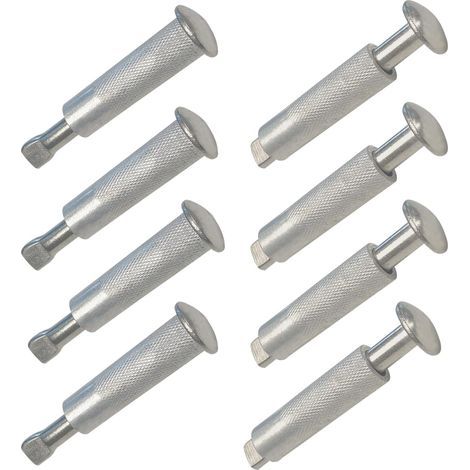 Piton Bache Piscine 10pcs Piton Escamotable pour Bache Piscine Piton Douille Retractable Piscine Pitons Douilles Escamotables en INOX 16 x 65 mm (10) (1/5)