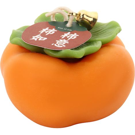Bougie Parfumée - Cire De Soja - Parfum Kaki - Aromathérapie Maison - Pour Salon Salle De Bain Spa - 100 G (1/5)