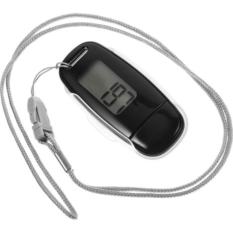 Podomètre À Lanière À Outils, Podomètres Réutilisables, Clip Grand Écran Clair sur Le Compteur De Pas for La Marche en Plein Air des Personnes Âgées Lecture Précise (1/5)