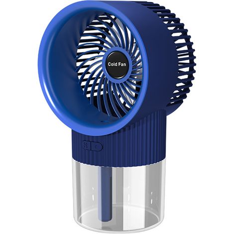 Ventilateur brumisateur portable, grand réservoir d'eau, ventilateur brumisateur personnel à main, ventilateur à batterie rechargeable (1/5)