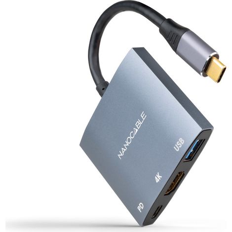 Usb-c konverter A Hdmi/h-usb3.0/h-usb-c Pd/h 15 Cm 10.16.4306 (1/3)
