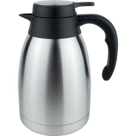 Carafe à café intérieure sous vide, acier inoxydable, finition satinée, couvercle plat en acier inoxydable, 1,5 litre (1/5)