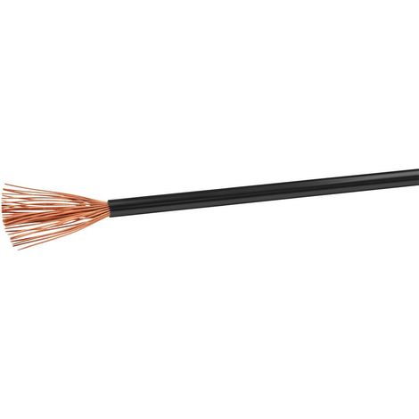 VOKA Kabelwerk H07VK25SW Cavo flessibile H07V-K 1 x 2.50 mm² Nero 100 m