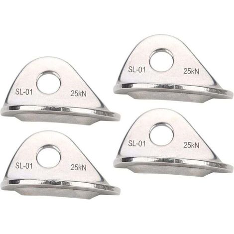 Set di 4 accessori per arrampicata su roccia: gancio di ancoraggio resistente, leggero e portatile per discese rapide e perforazioni.