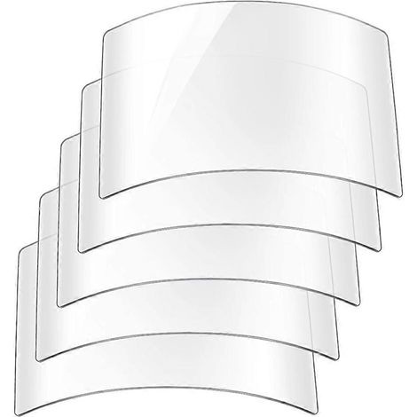 Set mit 5 klaren Ersatzlinsen für Sandstrahlhaube (1/5)