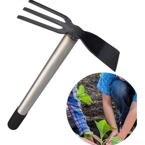 Houes et cultivateurs Cultivateurs à main Houes de jardin Outils de jardinage pour ameublir le sol Désherber et creuser (1/4)
