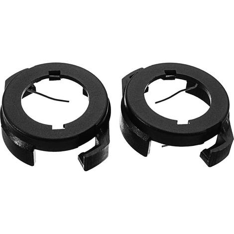 2 pièces Adaptateur H7, Support fixation clips, Montage rapide phare LED, Pour Magotan Megane Kuga