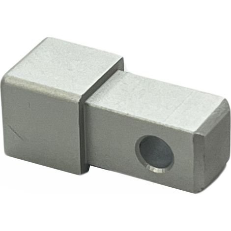 Capsula Profilo Rivestimento Prosquare Alluminio Satinato – 10 mm