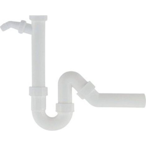 Villeroy & Boch – Siphon évier PVC 40mm – Installation facile – Longueur 24,8 cm – Design moderne pour cuisine