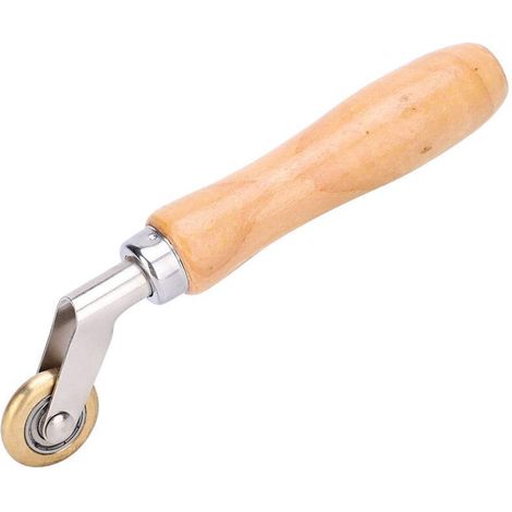 Rouleau de Soudage 6 X 30mm, Rouleau de Pression à Main de Anti-Haute Temprature, pour Papier Peint d'Angle Intérieur, Aplatir Membrane Imperméable, Bâche (1/4)