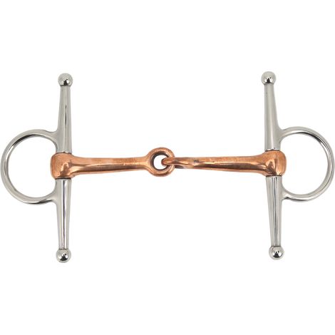 Mors à anneau en acier inoxydable, mors à joue complète pour cheval, accessoires d'extérieur, 125mm