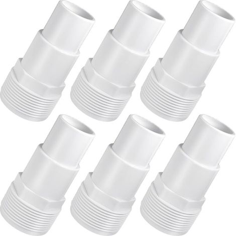 Adaptateur de tuyau combiné SPX1091Z4 - Connecteur de tuyau de pompe de piscine universel 1 1/4"-1 1/2" pour filtre de la série professionnelle S140T. S144T (6 pièces) (1/4)