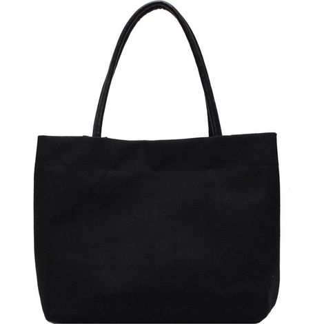Borsa tote in tela extra-large. Ampia borsa per la spesa riutilizzabile, robusta e pieghevole. (1/5)