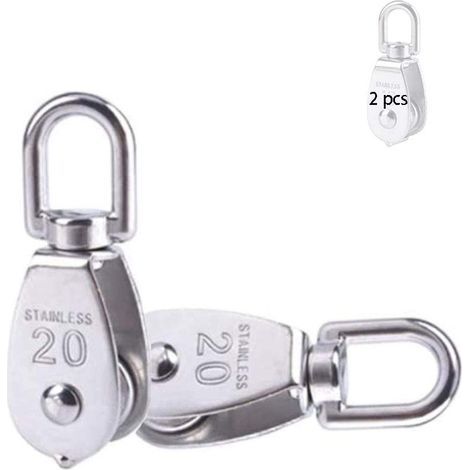 Puleggia in acciaio inox 304 M20, 2 pezzi (1/5)