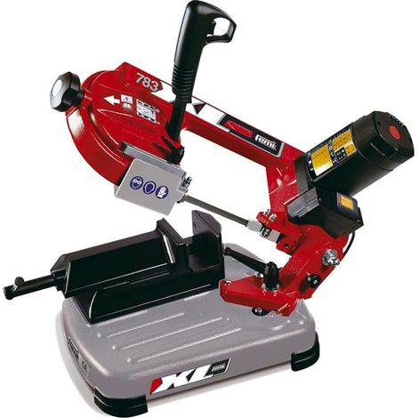 Femi – Scie à ruban portable pour métaux 105 mm 950W 230V – Vitesse réglable 30-80 m/min – Capacité de coupe 65 mm à 45° (1/3)