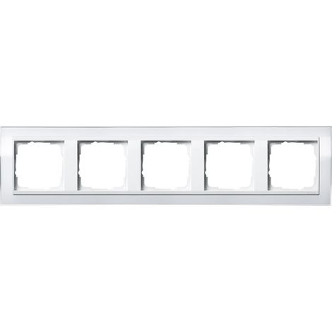 Gira Telaio di copertura 5f Interm. RW Gira Event Chiaro Bianco [0215723], 0215 723