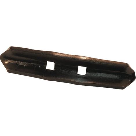 Punta de cultivador 190 x 40 x 8 mm reversible curvada 2 orificios'uso universal UNIVERSAL CP751