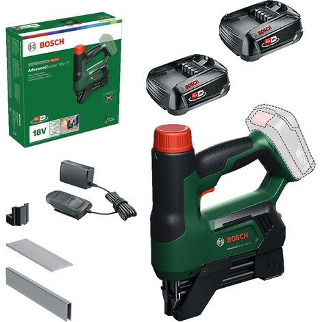 Bosch 06032A7100 Cordless 18v Tacker AdvancedTacker 18V-25 + X2 1.5AH Battery (1/5)