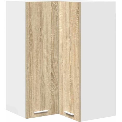 Maison Exclusive - Armadio pensile Quercia Sonoma e Bianca 57 x 57 x 80 cm