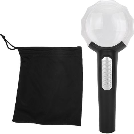 Loupe LED - Grossissante 10X - Pour Lecture et Travaux Précis - Portable avec Éclairage Intégré - 1 Pièce (1/5)