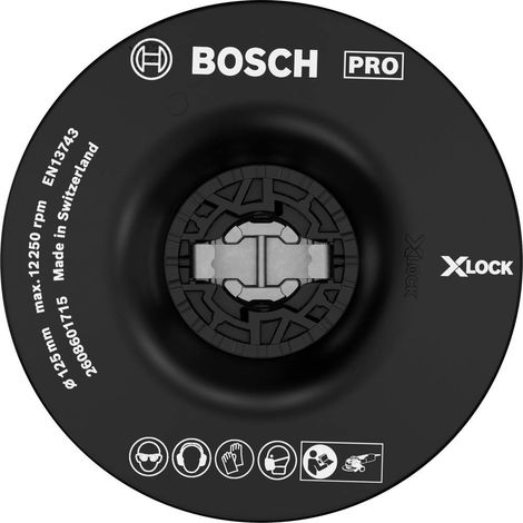 Bosch – Disque à lamelles pour meuleuse 125 mm – Grain P80 – Construction multi-nervures pour ponçage rapide – Compatible X-LOCK (1/4)