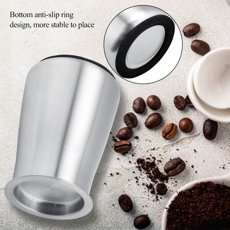 Kaffeesieb aus Edelstahl, Mehlsieb, Filterbecher, Zubehör für Kaffeemühlen, 1 Stück (1/5)