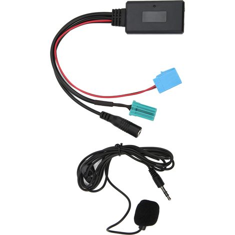 Câble d'entrée Bluetooth 5.0 pour autoradio (6 broches avec microphone), compatible avec les autoradios Clio Espace et Kangoo. Liste des mises à jour. (1/5)