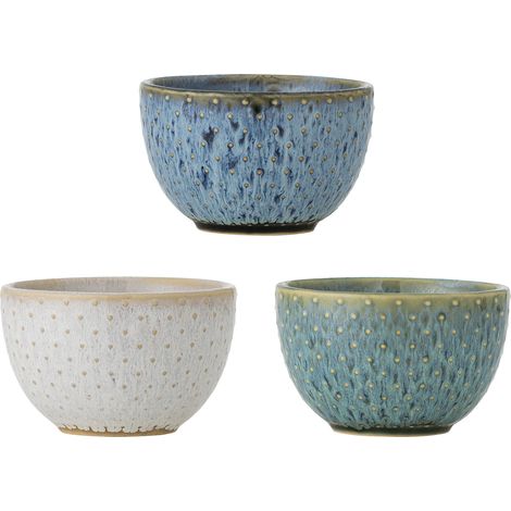 Bloomingville - Harriet Bowl - Blue - Stoneware