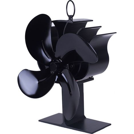 Ventilateur de cheminée ventilateur thermodynamique aluminium accessoire de cheminée et poêle (1/5)