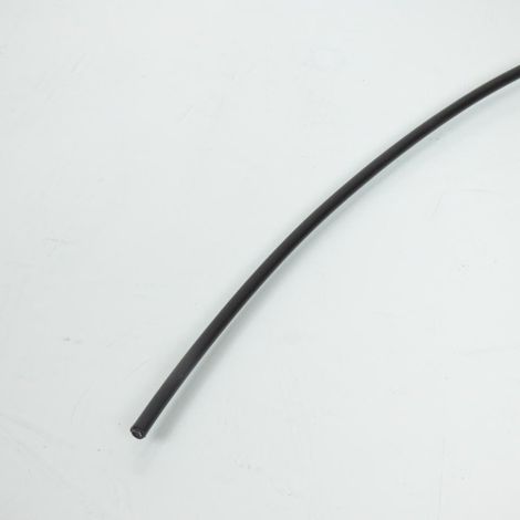 Gaine noire petite pour câble gaz/starter Ø5x1m fils d'acier + (1/2)