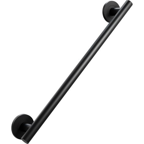 AKW 1200 Series Straight Grab Rail 600mm Length - Matt Black Stainless Steel (1/2)