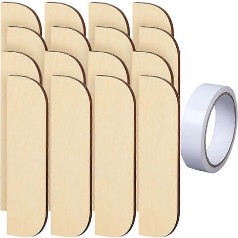 Kit de réparation de charnières en bois de 8,9 cm (3,5 pouces) pour portes de placards de cuisine, lot de 16. (1/5)