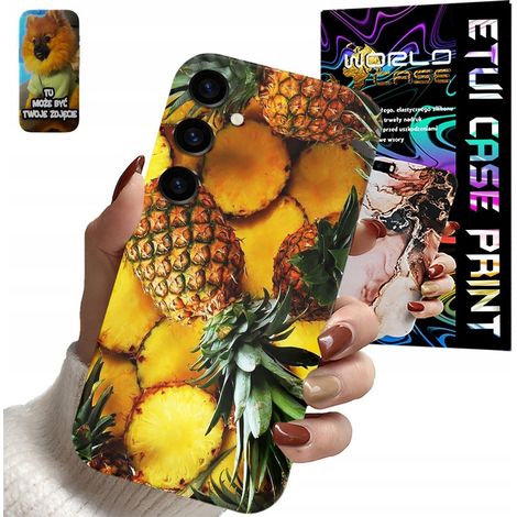 Coque à motifs ananas + film protecteur pour Samsung Galaxy S24 FE (1/5)