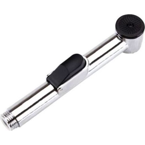 Douchette en acier inoxydable pour WC et baignoire, pommeau de douche manuel avec fonction autonettoyante, 1 pièce (1/4)