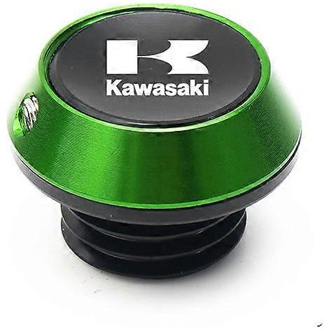 Convient aux Kawasaki Z900 ZX4R ZX4RR ZX25R : vis de remplissage d'huile du couvercle de pompe de frein avant et arrière en alliage d'aluminium modifié (le couvercle d'huile est vert). (1/5)