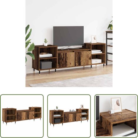Altholz Schrank -  TV-Schränk Altholz 160 x 35 x 55 cm Holzwerkstoff (1/5)
