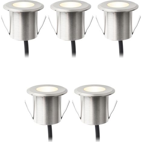 Projecteur LED pour terrasse, lot de 5, pour installation intérieure ou extérieure, pour un usage quotidien selon l'application.-AquaForge (1/5)
