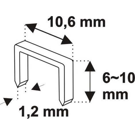 Grapadora de martillo de 6-10 mm (1/2)