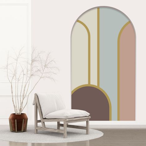 Stickers Trompe l'oeil Arche - Voute - Arches design - 60 x 105 cm (1/5)