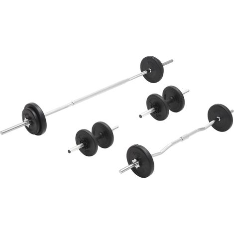 Ensemble d'haltères et de barres 30 kg (1/5)
