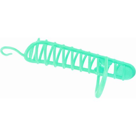 Mangeoire pour perroquets, panier en plastique pour aliments et fruits, support pour oiseaux de compagnie (vert) (1/5)